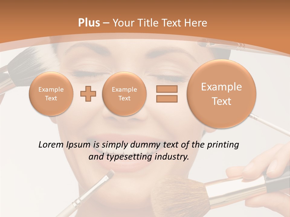 Holding Studio Female PowerPoint Template