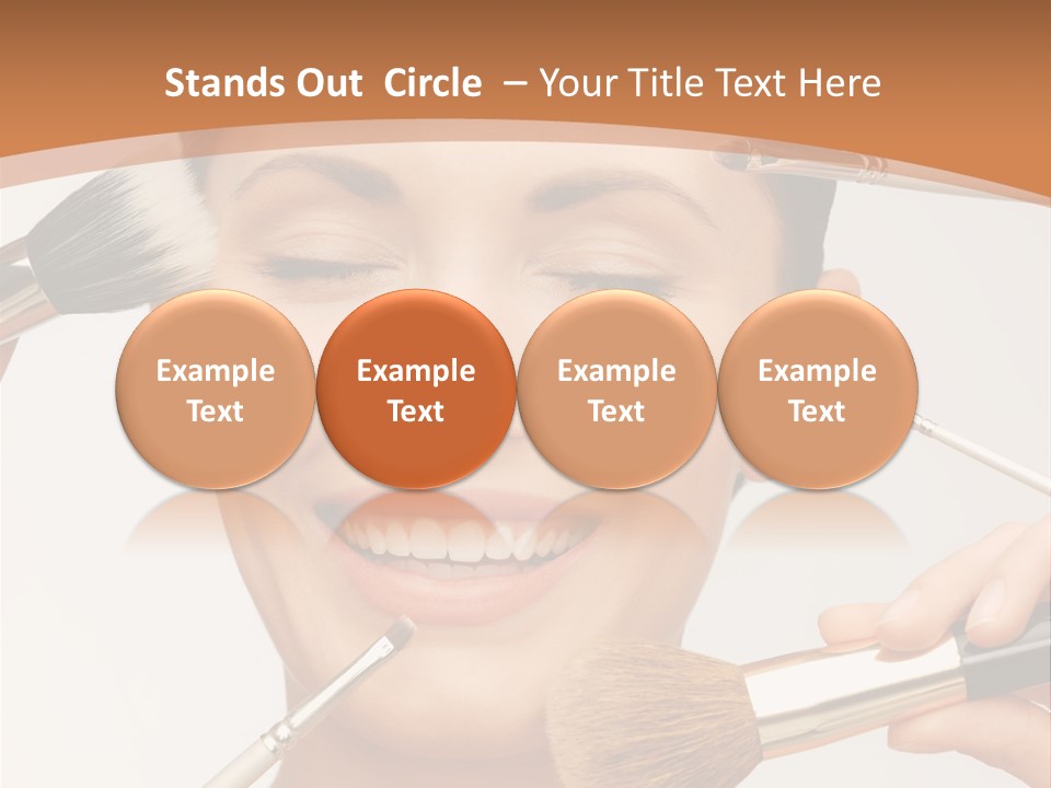 Holding Studio Female PowerPoint Template