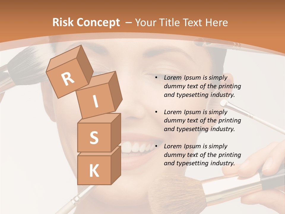 Holding Studio Female PowerPoint Template