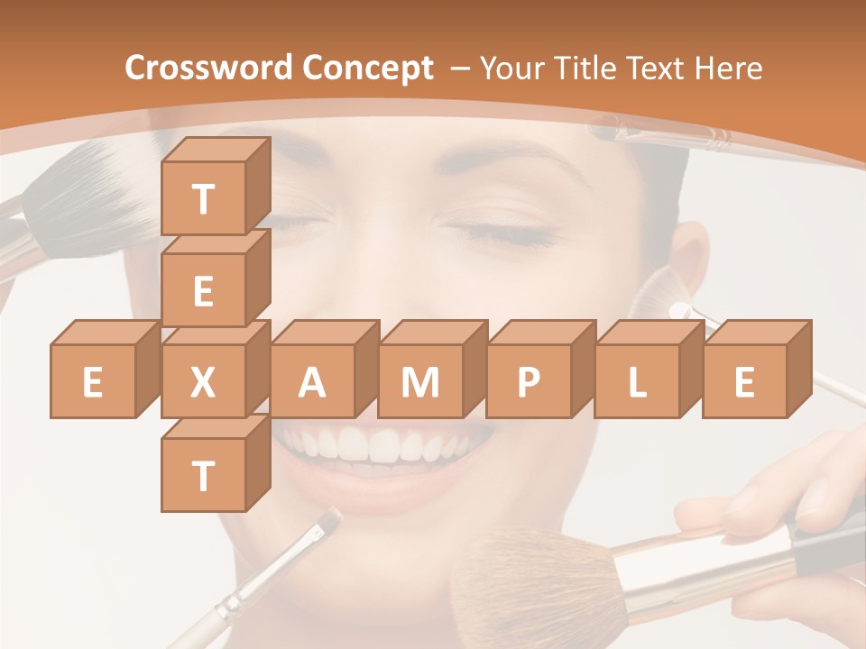 Holding Studio Female PowerPoint Template