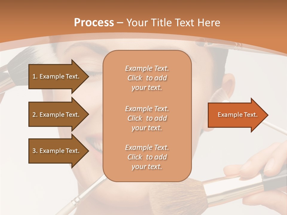 Holding Studio Female PowerPoint Template