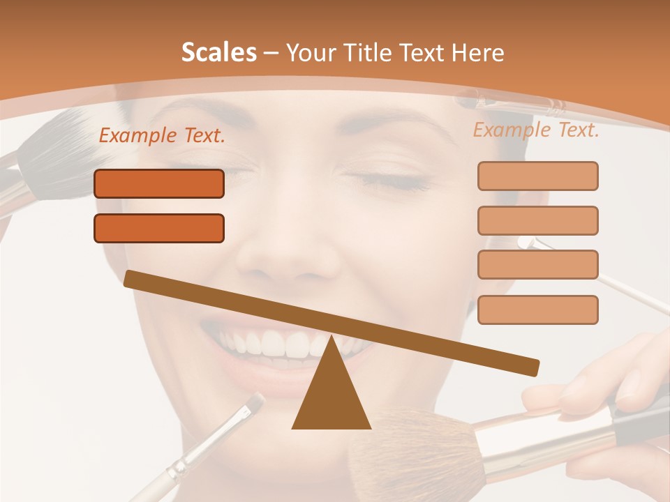 Holding Studio Female PowerPoint Template