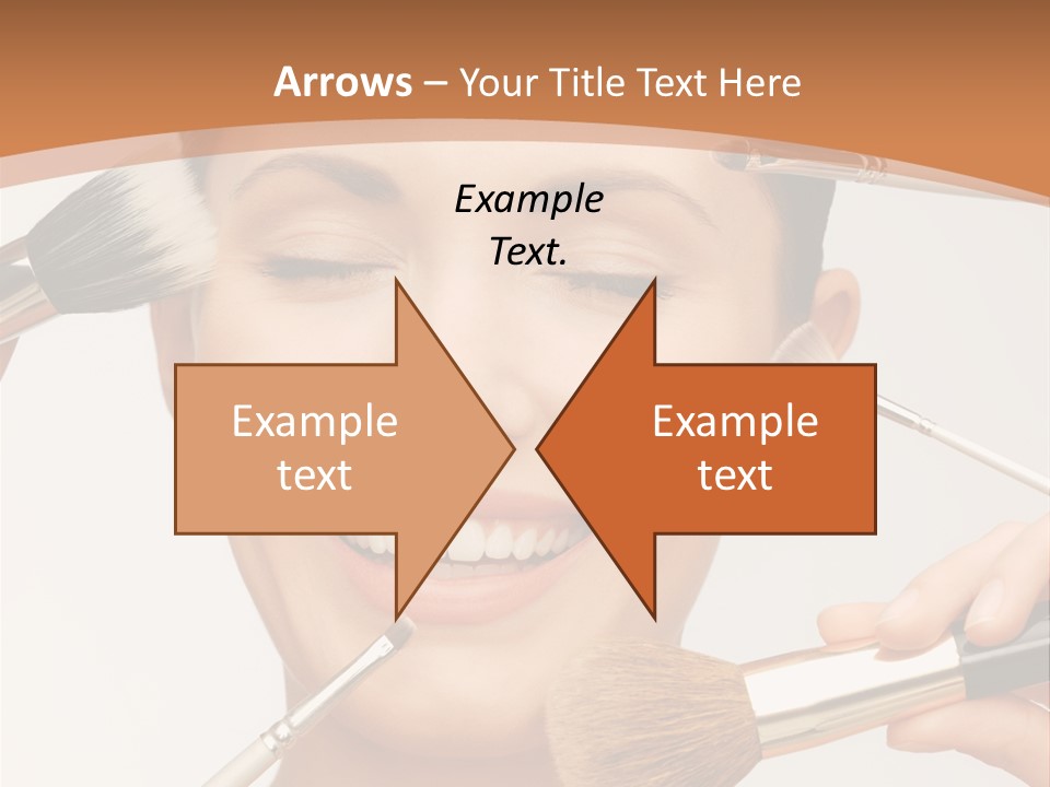 Holding Studio Female PowerPoint Template