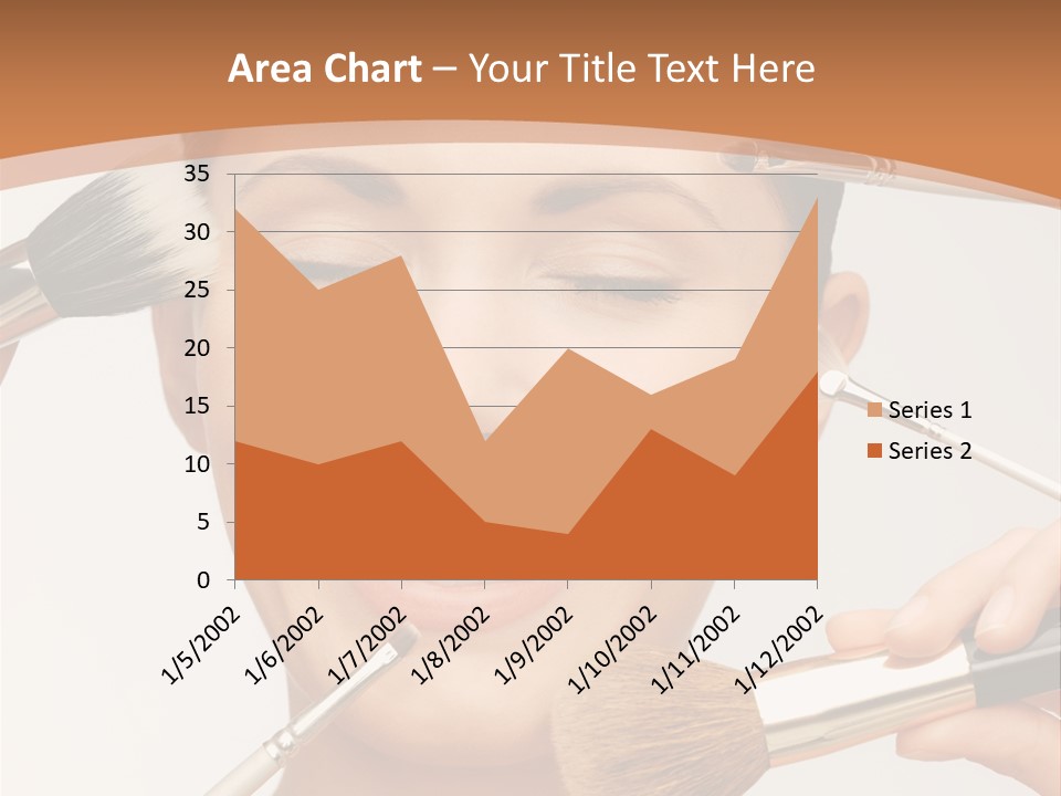Holding Studio Female PowerPoint Template
