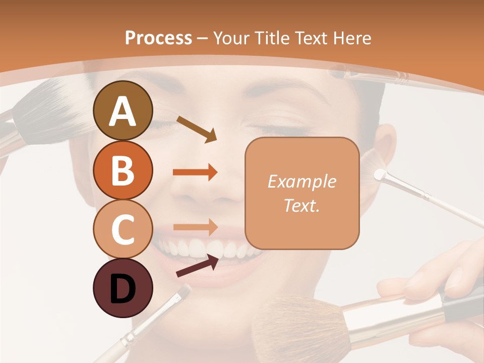 Holding Studio Female PowerPoint Template