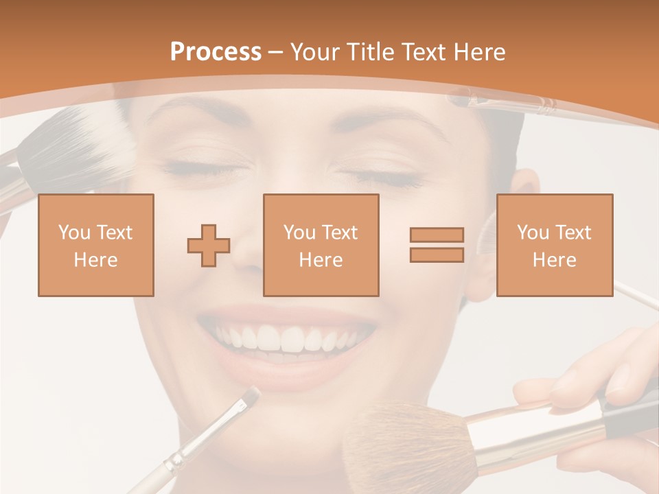 Holding Studio Female PowerPoint Template