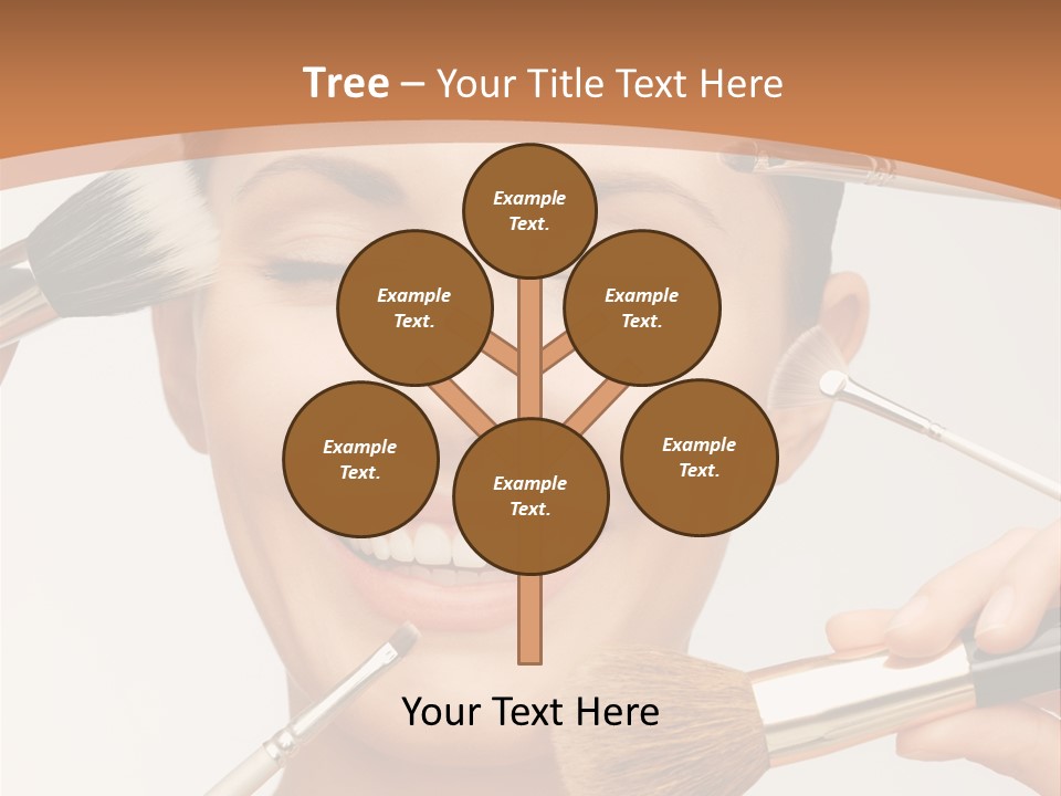 Holding Studio Female PowerPoint Template