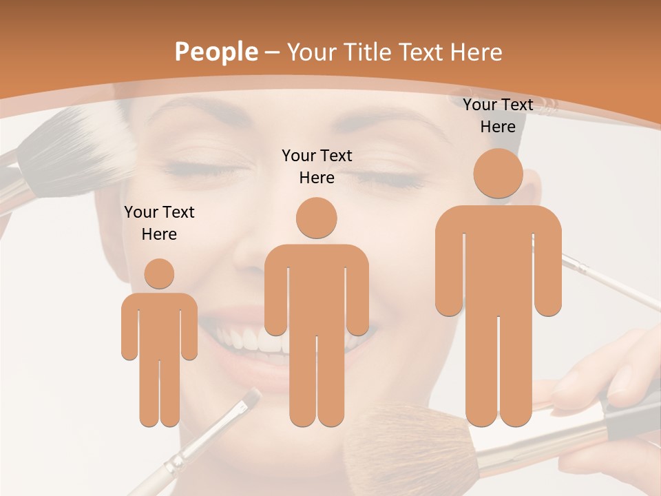 Holding Studio Female PowerPoint Template