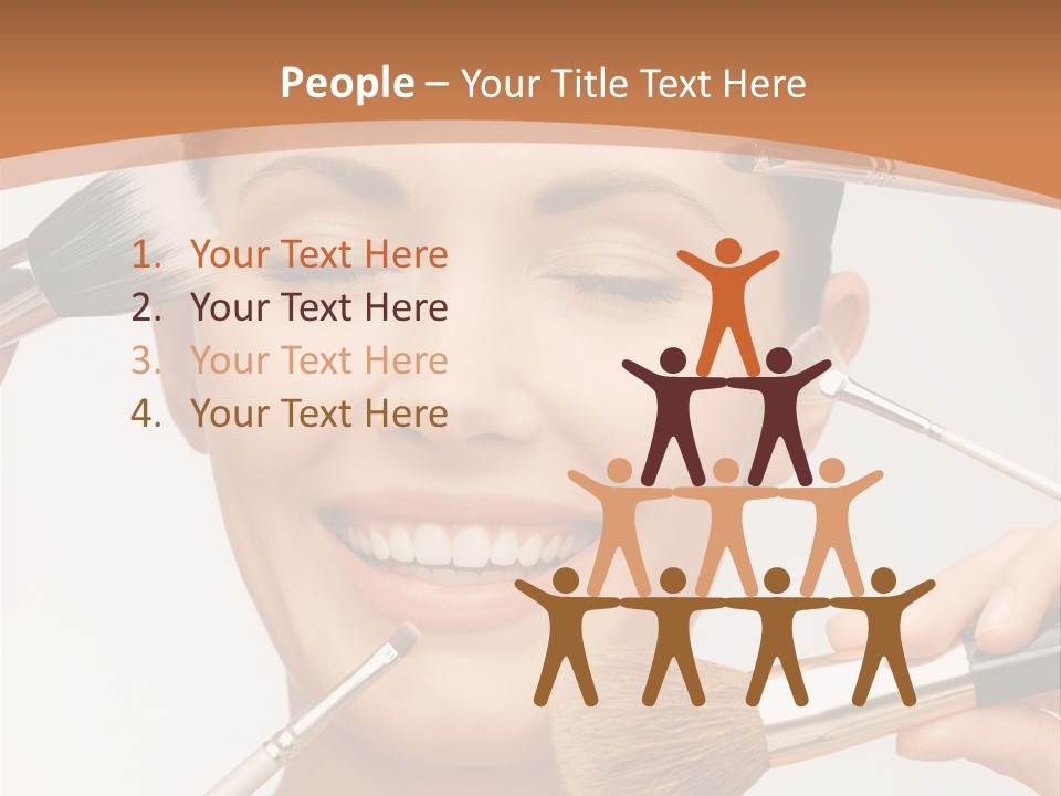 Holding Studio Female PowerPoint Template