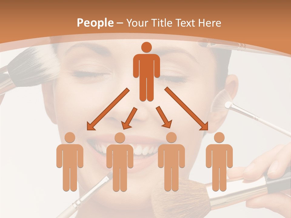 Holding Studio Female PowerPoint Template