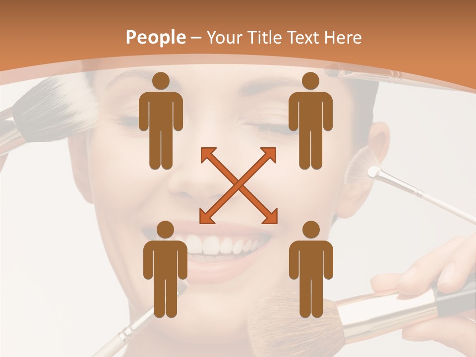 Holding Studio Female PowerPoint Template