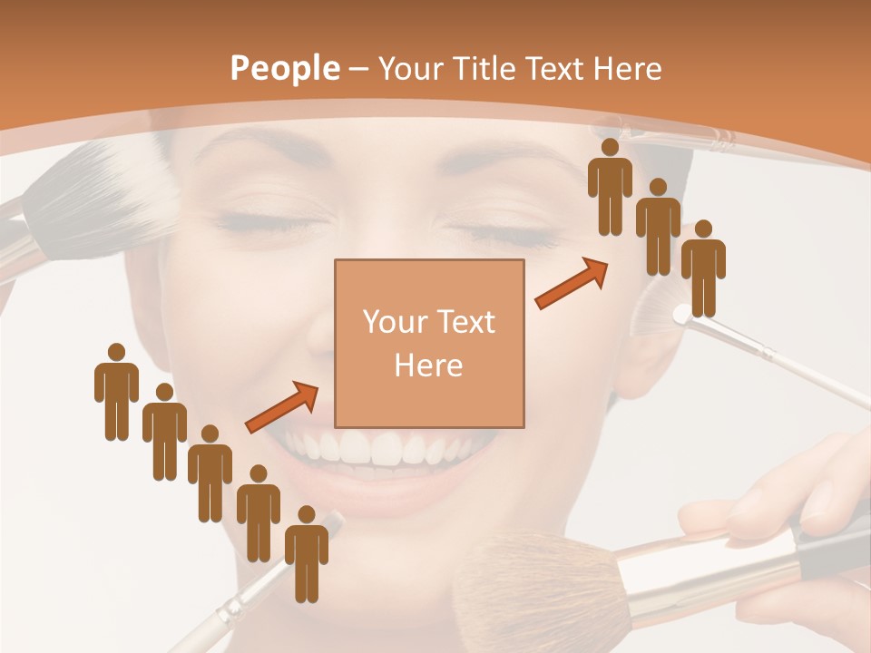 Holding Studio Female PowerPoint Template