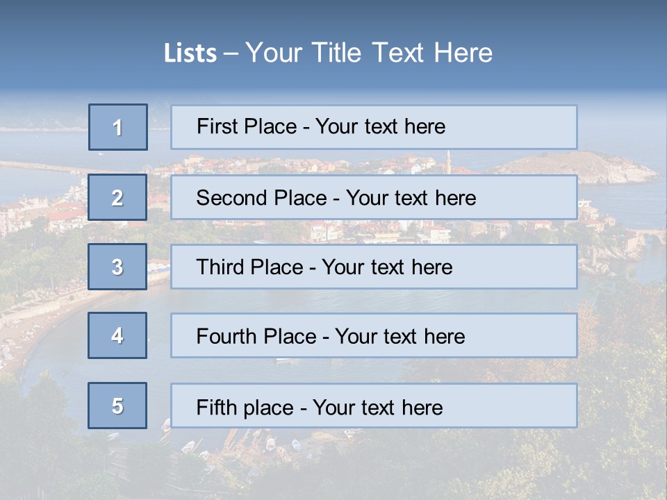 Turkey Vacation Ocean PowerPoint Template
