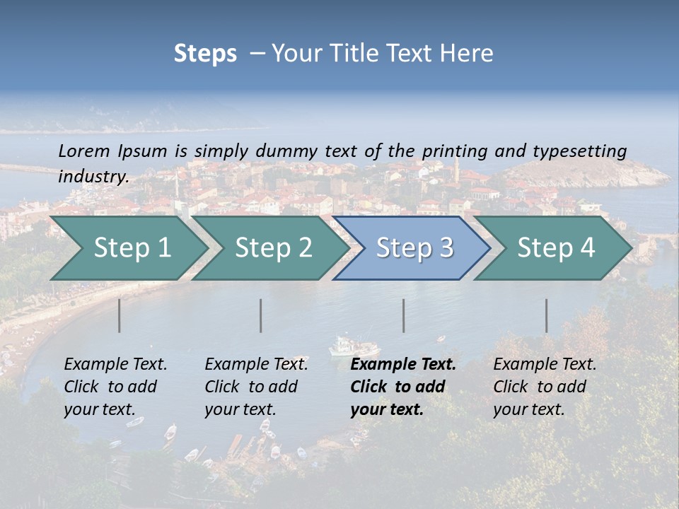 Turkey Vacation Ocean PowerPoint Template