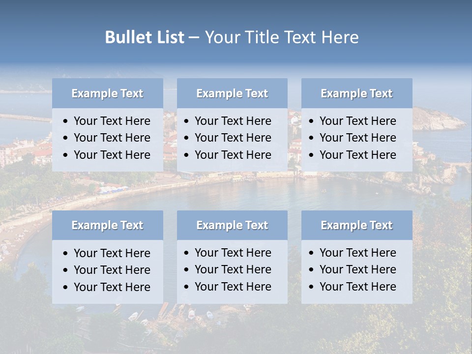 Turkey Vacation Ocean PowerPoint Template