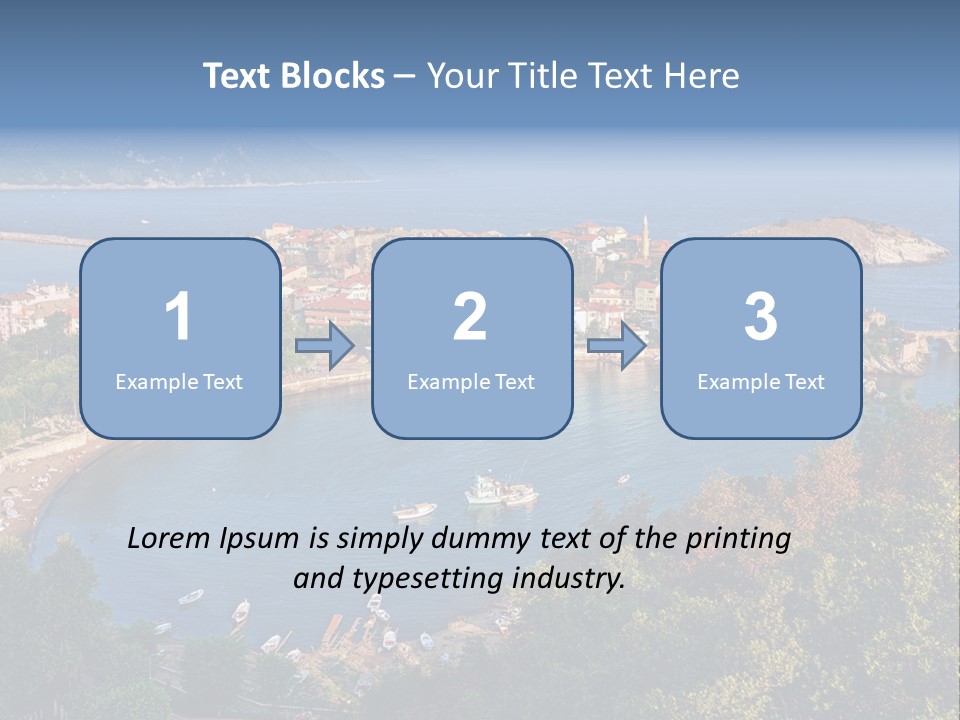 Turkey Vacation Ocean PowerPoint Template