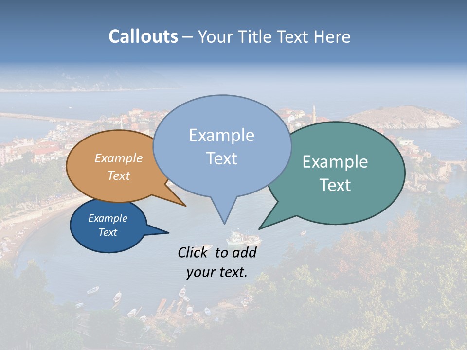 Turkey Vacation Ocean PowerPoint Template