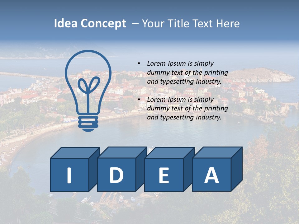 Turkey Vacation Ocean PowerPoint Template