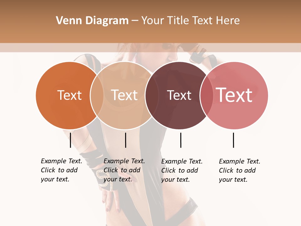 Isolated Posing Y PowerPoint Template