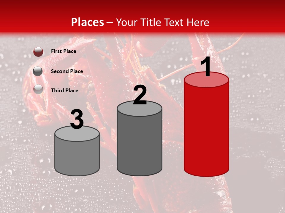 Invertebrate Crust Red PowerPoint Template