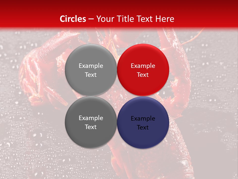 Invertebrate Crust Red PowerPoint Template