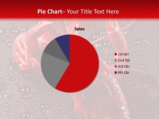 Invertebrate Crust Red PowerPoint Template