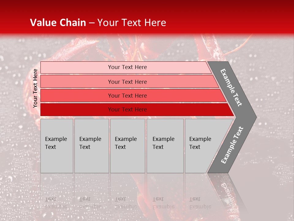 Invertebrate Crust Red PowerPoint Template