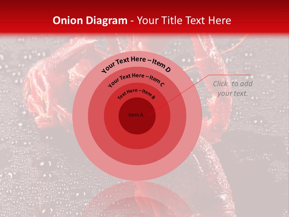 Invertebrate Crust Red PowerPoint Template
