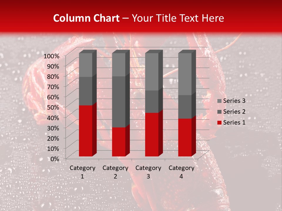 Invertebrate Crust Red PowerPoint Template