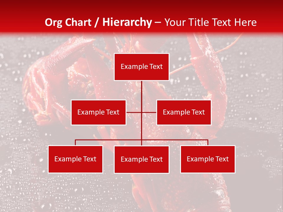 Invertebrate Crust Red PowerPoint Template