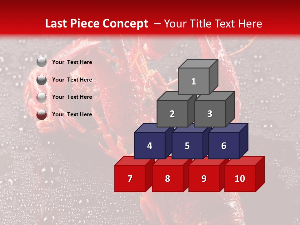 Invertebrate Crust Red PowerPoint Template