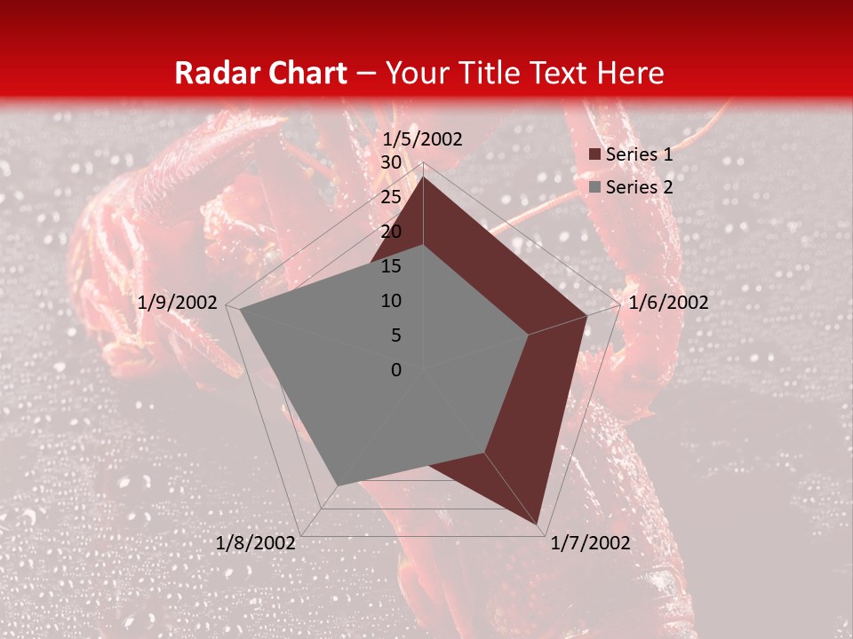 Invertebrate Crust Red PowerPoint Template