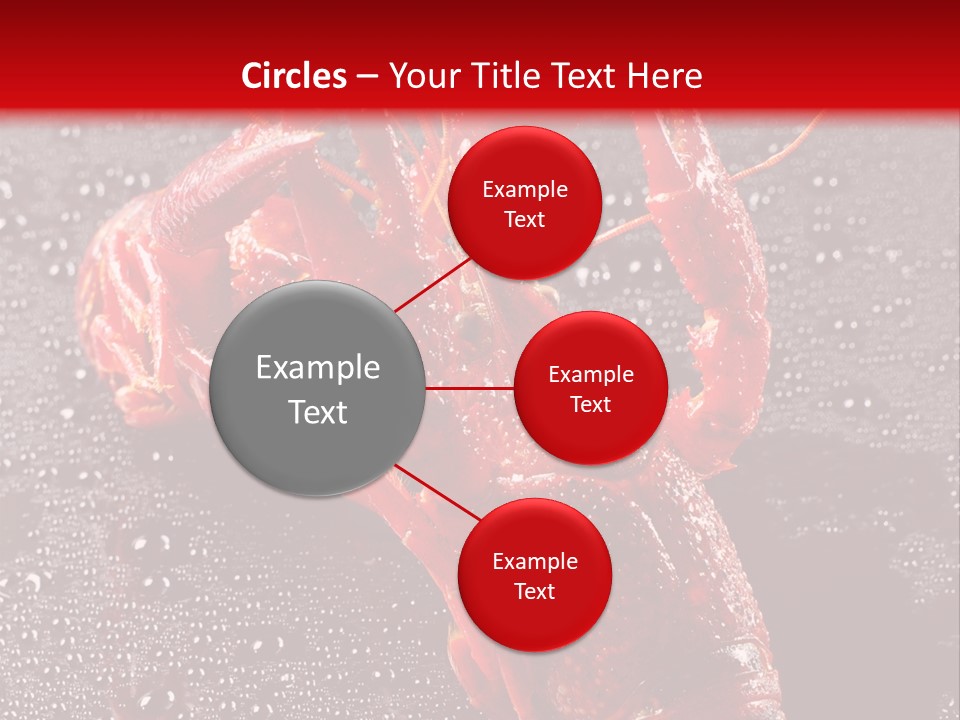 Invertebrate Crust Red PowerPoint Template