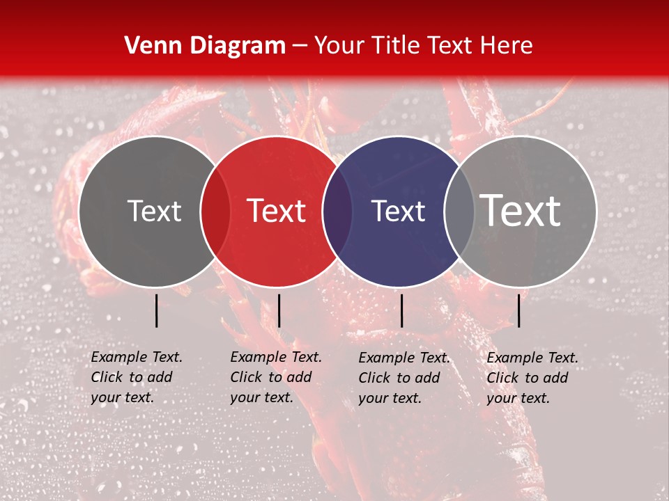 Invertebrate Crust Red PowerPoint Template