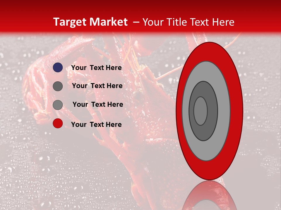 Invertebrate Crust Red PowerPoint Template