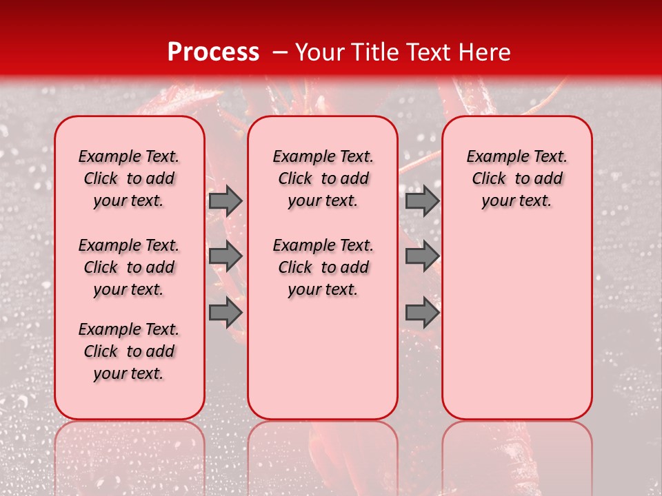 Invertebrate Crust Red PowerPoint Template