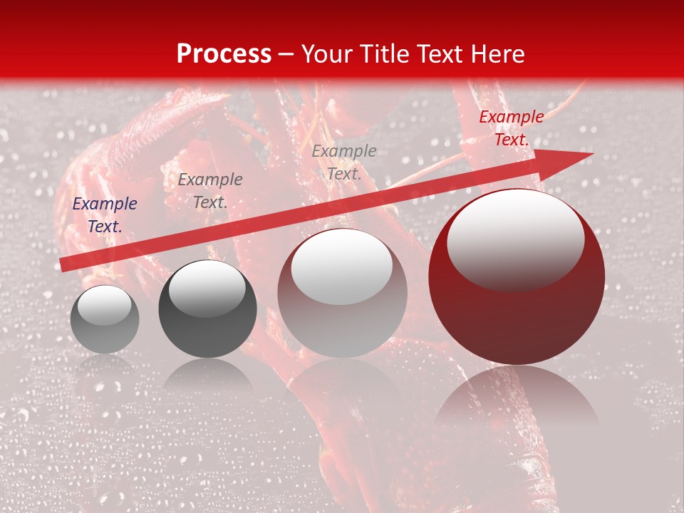 Invertebrate Crust Red PowerPoint Template