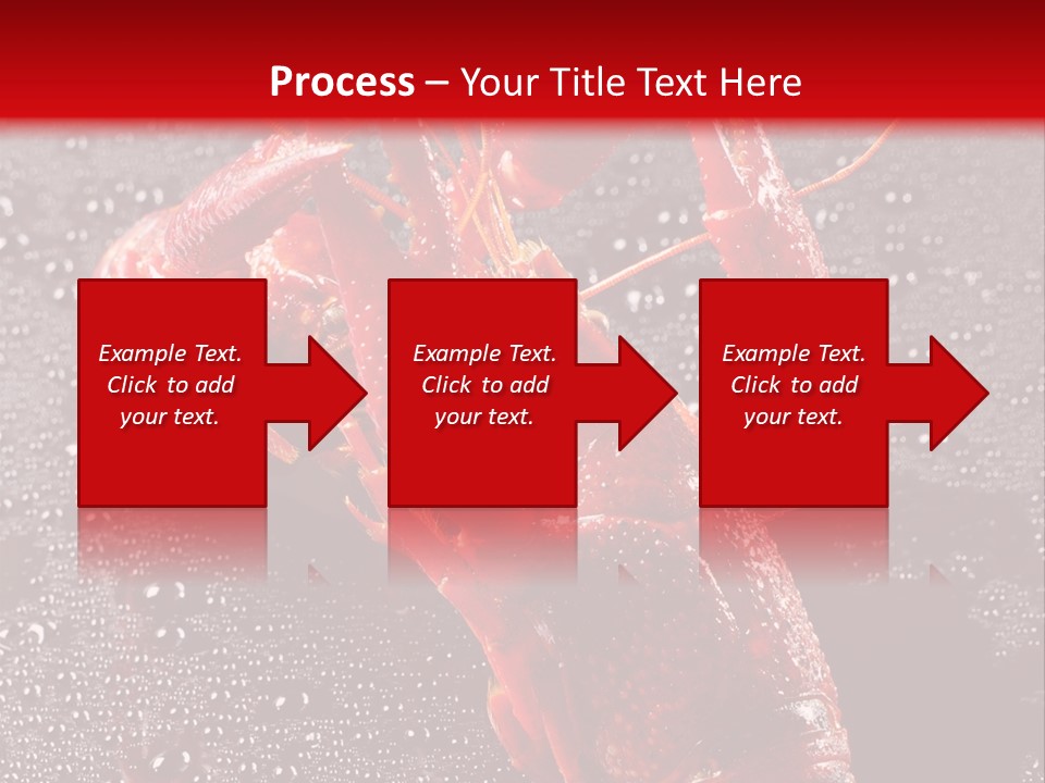 Invertebrate Crust Red PowerPoint Template