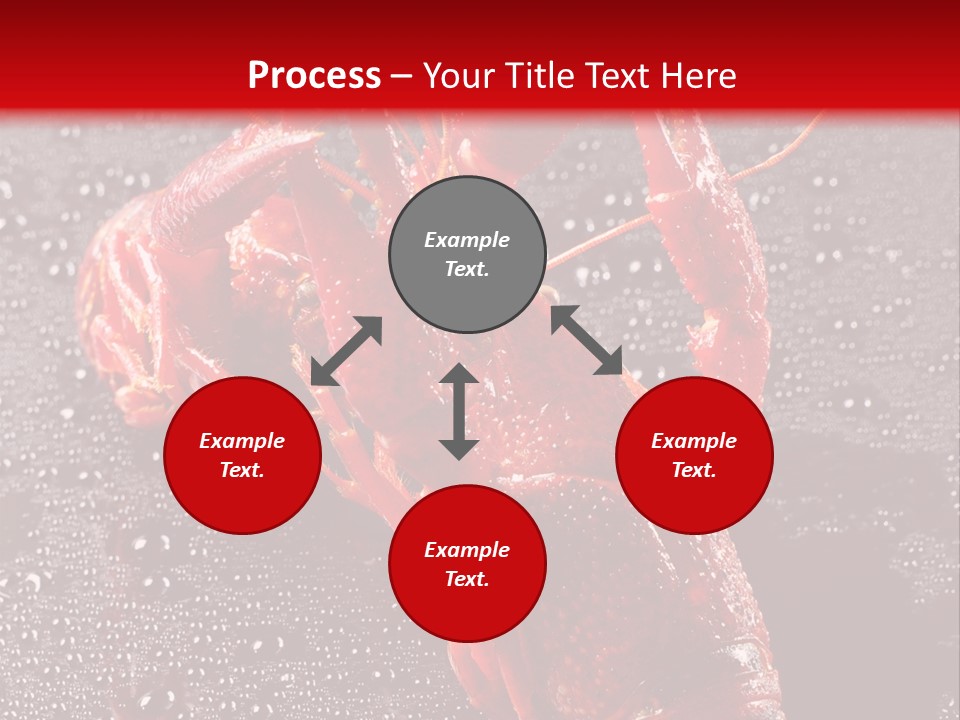 Invertebrate Crust Red PowerPoint Template