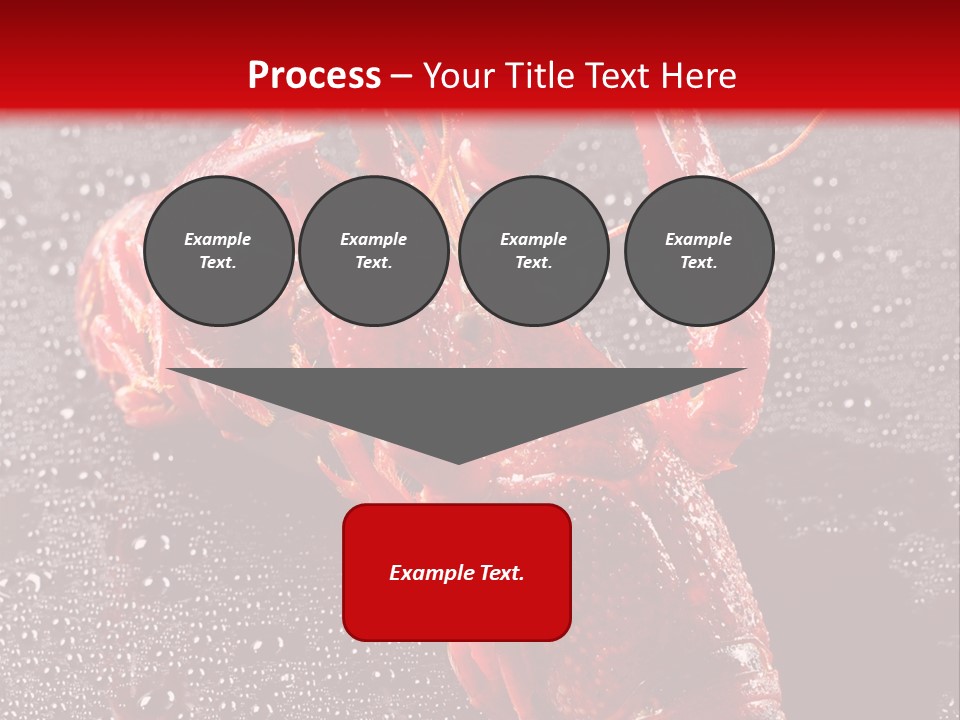 Invertebrate Crust Red PowerPoint Template