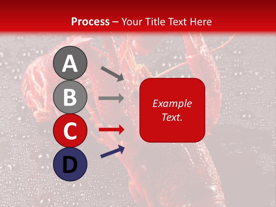 Invertebrate Crust Red PowerPoint Template