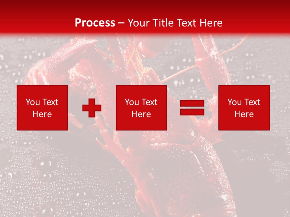 Invertebrate Crust Red PowerPoint Template
