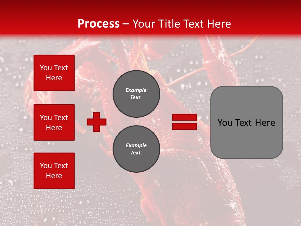Invertebrate Crust Red PowerPoint Template