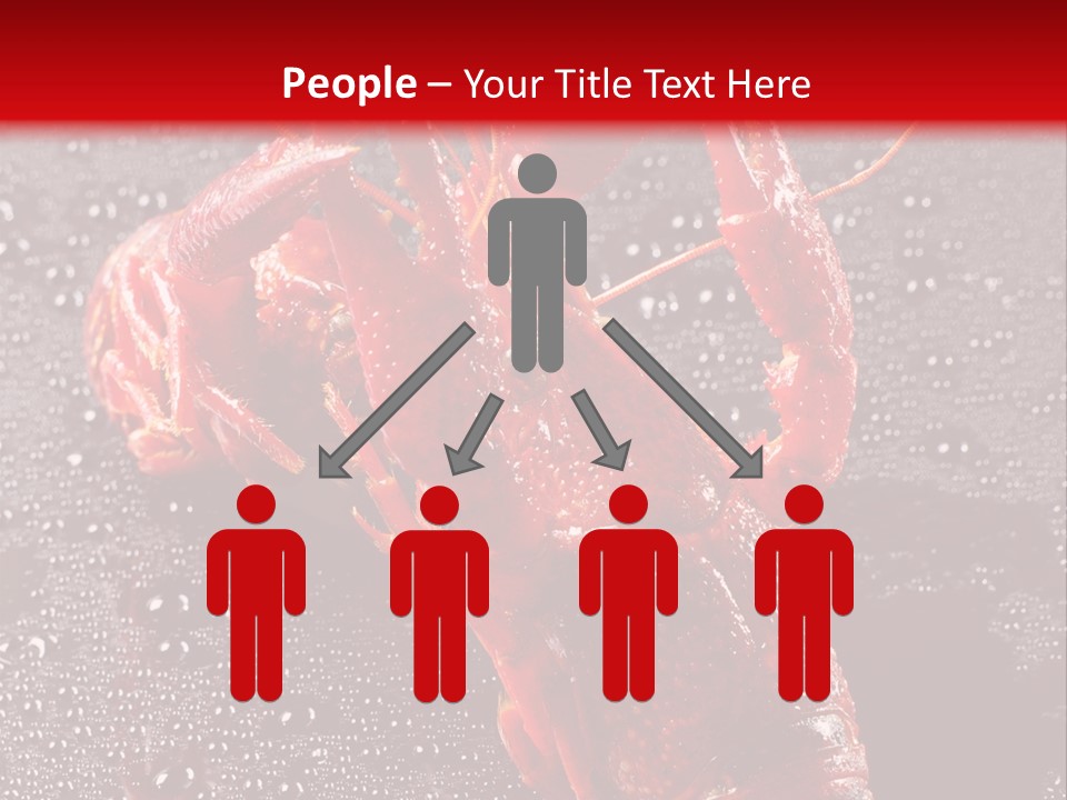 Invertebrate Crust Red PowerPoint Template