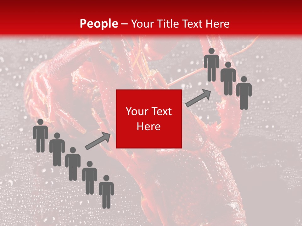 Invertebrate Crust Red PowerPoint Template