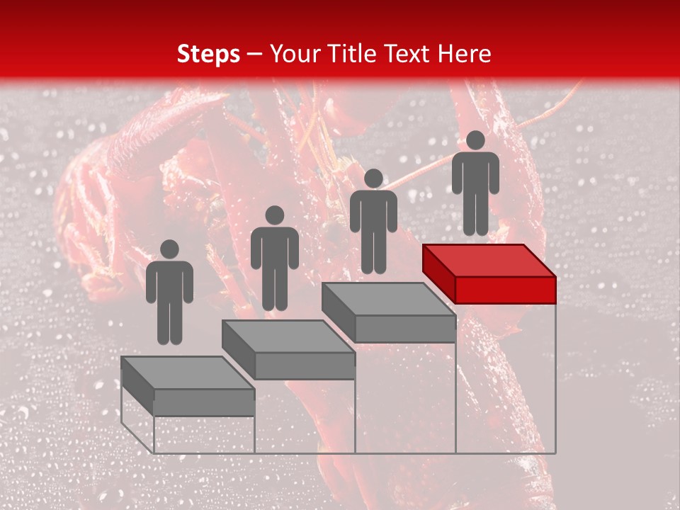 Invertebrate Crust Red PowerPoint Template