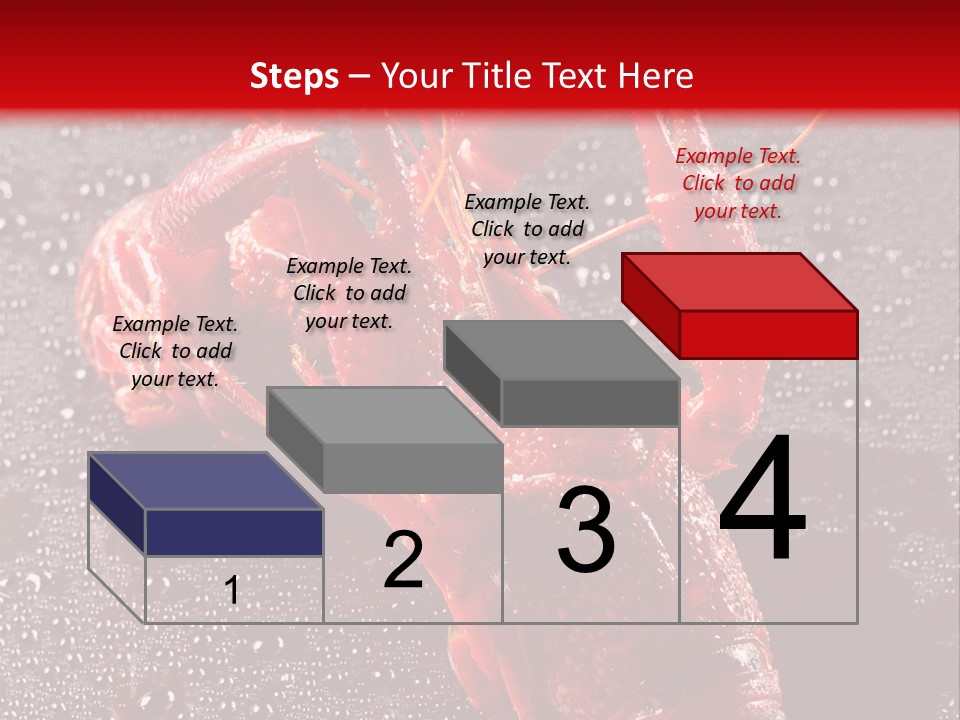 Invertebrate Crust Red PowerPoint Template