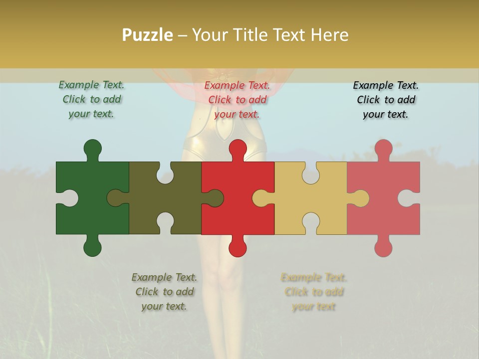 Magnificence Figure Seduce PowerPoint Template