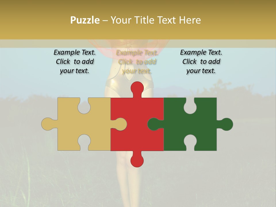 Magnificence Figure Seduce PowerPoint Template