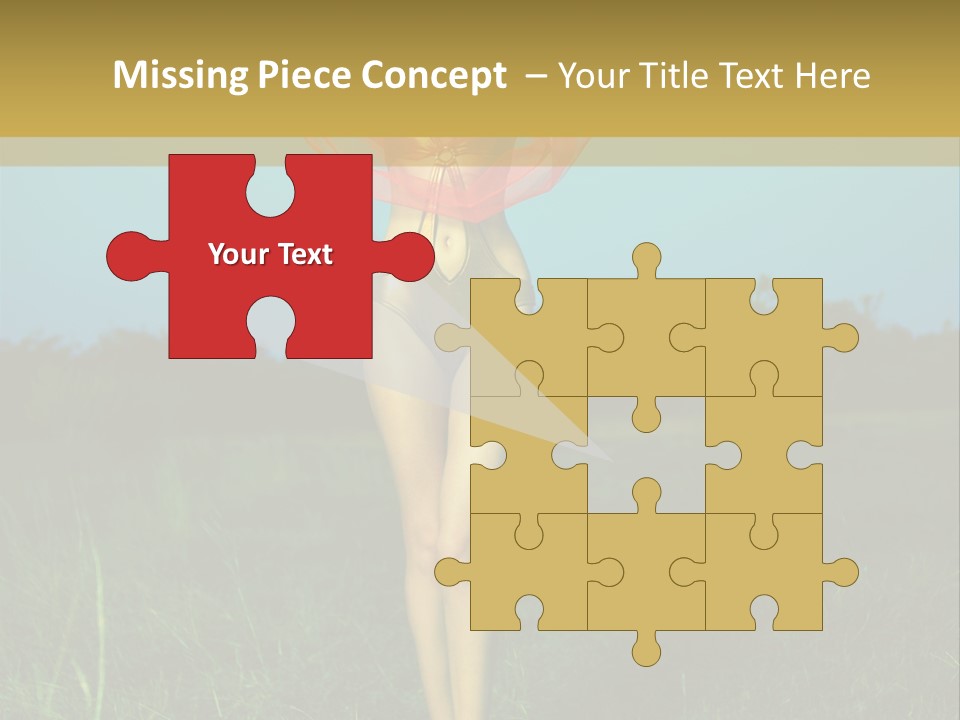 Magnificence Figure Seduce PowerPoint Template